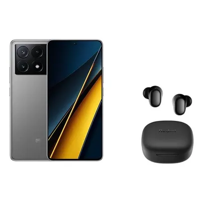 Foto do produto Poco X6 Pro 5G 8/256gb Cinza + Brinde Fone Buds 6 Play Xiaomi