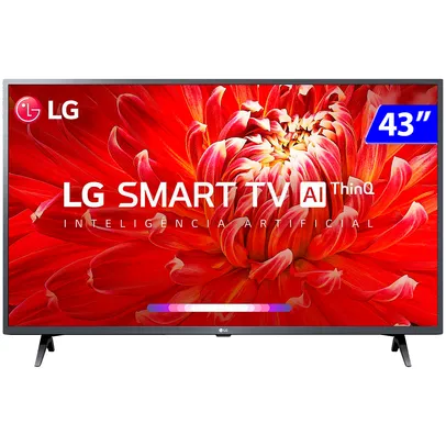 Smart TV LG LED 43” Full HD Wi-Fi WebOS Quad Core | Gazin