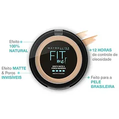 Pó Compacto Maybelline Fit Me! 00 Translúcido | R$ 25