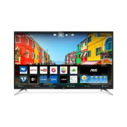 Smart TV LED 50 Polegadas AOC LE50U7970S HD 4K Wi-fi 4 HDMI USB | R$1.837