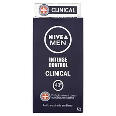 [10 unid] Antitranspirante em barra Nivea Men Clinical Intense Control 42 g