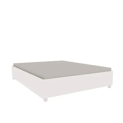 Foto do produto Cama Box Casal Mônaco Branco - Tcil Móveis