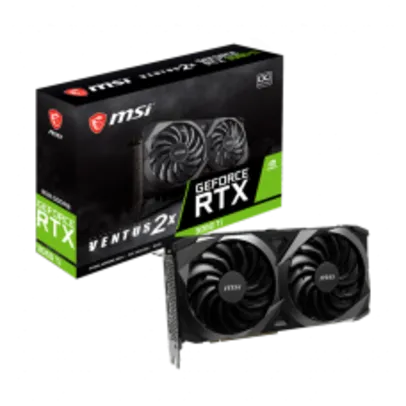 Placa de Vídeo MSI GeForce, RTX 3060 Ti VENTUS 2X OC, LHR, 8GB GDDR6, DLSS, Ray Tracing