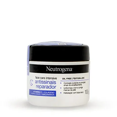 [REC]Neutrogena Hidratante Facial Antissinais Reparado Face Care Intensive, 100g