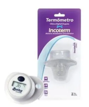 Chupeta Baby Confort Incoterm com Termômetro Digital - R$30