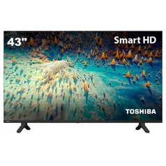 Smart TV 43 Full HD LED TB008M Toshiba 43V35KB com WiFi, Dolby Audio, Espelhamento de Tela, Modo Art