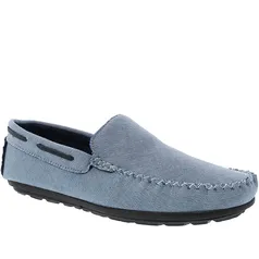 [TAM 40 e 41] Mocassim Iceberg com Pespontos Jeans Azul