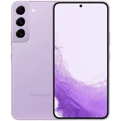 Smartphone Samsung Galaxy S22 5G Violeta 128GB, 8GB RAM, Tela Infinita de 6.1”, Câmera Traseira Tripla, Android 12 e Processador Snapdragon 8 Gen 1