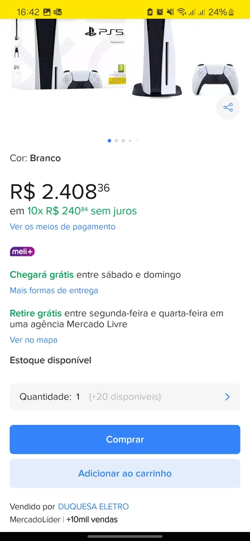 Imagen na descrição da promoção