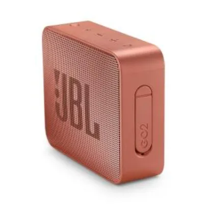 Caixa de Som Bluetooth Portátil à prova dágua - JBL GO 2 3W R$ 128