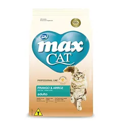 [Prime] Ração Max Cat Adulto, Sabor Frango e Arroz, 10kg