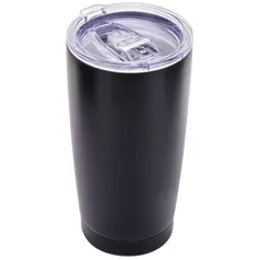 Copo Térmico de Aço Inox Parede Dupla com Tampa Preto 600ml - Wolff