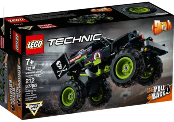 Lego Technic Monster Jam Grave Digger - 212 peças 