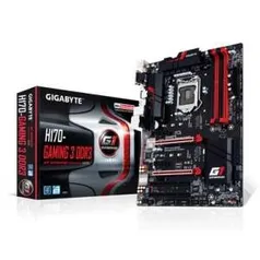 [Kabum] Placa-Mãe GIGABYTE p/ Intel LGA 1151 mATX GA-H170-GAMING 3 - R$820