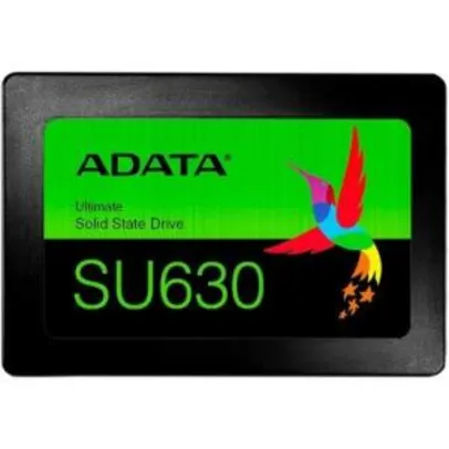 SSD Adata SU630, 960GB, SATA, Leitura 520MB/s, Gravação 450MB/s - R$600