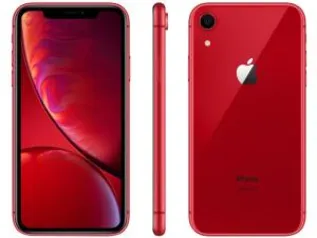 iPhone XR Apple 128GB Product Red 4G Tela 6,1” - Retina Câm. 12MP + Selfie 7MP iOS 12 | R$3.284