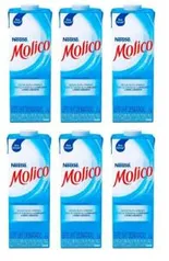 Kit Leite Desnatado Molico 1L 6 Unidades - R$18