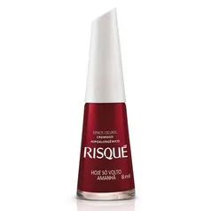 Esmalte Cremoso Risqué Hoje Só Volto Amanhã 8ml | R$2,43