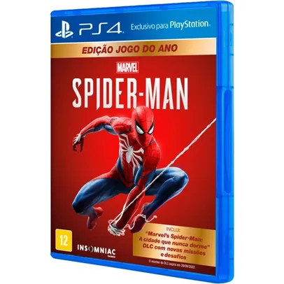 (PARCELADO) Jogo Marvel's Spider-Man - Edição Jogo do Ano - PS4