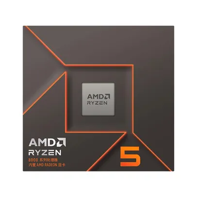 Processador AMD Ryzen 5 8600G, 4.3 GHz (5.0GHz Max Turbo), Cachê 6MB, 6 Núcleos, 12 Threads, AM5, Vídeo Integrado - 100-100001237BOX