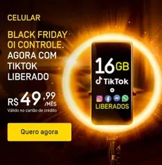 Plano Oi 16GB por R$50,00