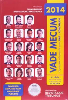 Vade Mecum: Legislação Selecionada para OAB e Concursos - 2014 | R$ 51