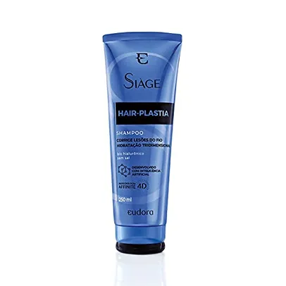 Saindo por R$ 30,05: [REC] Eudora Siàge Hair-Plastia Shampoo 250ml, Azul | Pelando