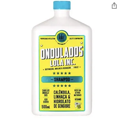 [PRIME] Shampoo Ondulados Inc, Lola Cosmetics - 500ml | R$20