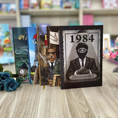 Combo Kit de 5 Livros George Orwell em capa dura | R$58
