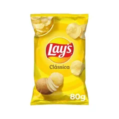 [AME R$4,50] 2 Pacotes Batata Lays Pacote 80g