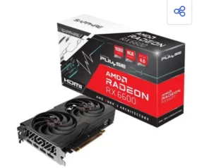  Placa de Video Sapphire Radeon RX 6600 Pulse, 8GB, GDDR6