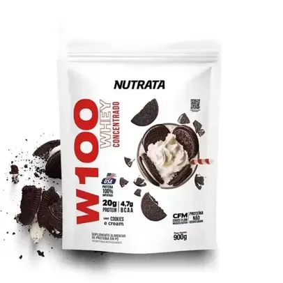 Whey Protein W100 Refil 900g Nutrata