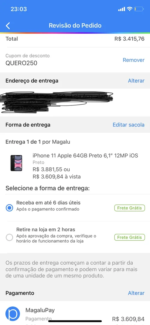 Imagen na descrição da promoção