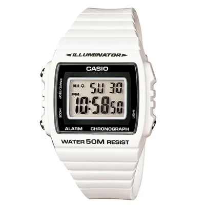 Relógio Casio Masculino Branco Digital W-215H-7AVDF