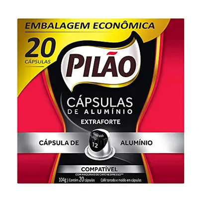 Café Pilão Cápsula Extraforte - R$ 1,35 a cápsula 