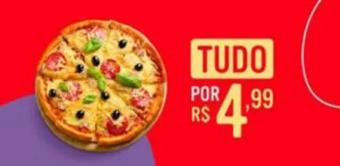 [SÓ HOJE] Tudo por R$4,99 - Ifood