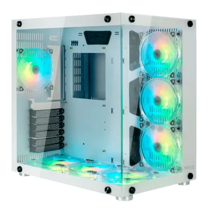 PC Gamer Enifler Full White, i7 10700F, RTX 4060 Ti, 32GB 3600MHz, SSD 1TB M2 NVME, Water Cooler, 750W - Fetexas Edition