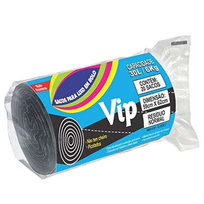 Sacos Para Lixo em Rolo Vip 30l