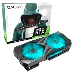 Placa de Vídeo Galax NVIDIA GeForce RTX 3070 EX, RGB, 8GB GDDR6X, LHR, DLSS, Ray Tracing - 37NSL6MD2VXI