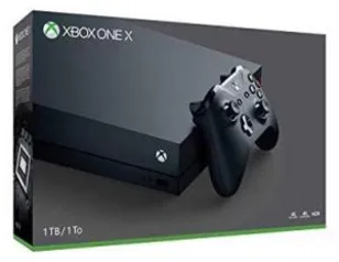 Console Xbox One X 1TB 4K com Controle sem Fio CYV-00006 Bivolt Preto por R$ 1999