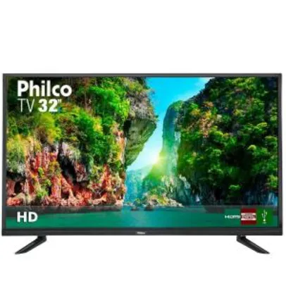 TV LED 32" Philco PTV32D12D HD com Conversor Digital - R$849,90
