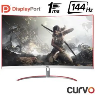 Monitor Gamer LED Curvo 24" 1ms 144hz HQ 24QHQ-Gamer Freesync | R$917