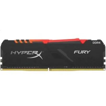 [COM RGB]Memória HyperX Fury RGB, 8GB, 2666MHz, DDR4,