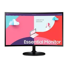 Monitor Samsung S36C 24" FHD, Tela Curva, Painel VA, 75Hz, 4ms, HDMI, FreeSync, Game Mode