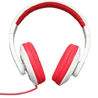 [SOU BARATO] Fone de Ouvido Smarts Supra Auricular Branco/Vermelho - por R$ 20
