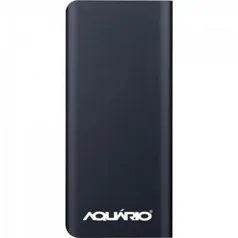 [R$40 com Ame] Carregador Portátil USB 10000mah Cp-10000 Preto Aquário - R$80