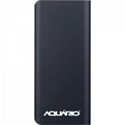 [R$40 com Ame] Carregador Portátil USB 10000mah Cp-10000 Preto Aquário - R$80