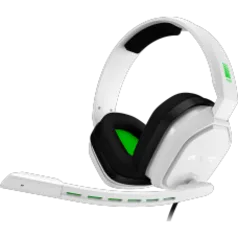 Headset Gamer Logitech Astro A10, White/Green, 939-001854