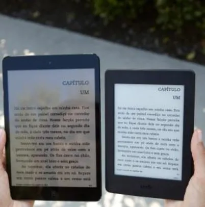 Kindle Paperwhite Wi-Fi, iluminação embutida, tela de 6” sensível ao toque de alta definição - R$399