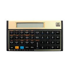 Calculadora Financeira hp 12C Gold 120 Funções Acompanha Case